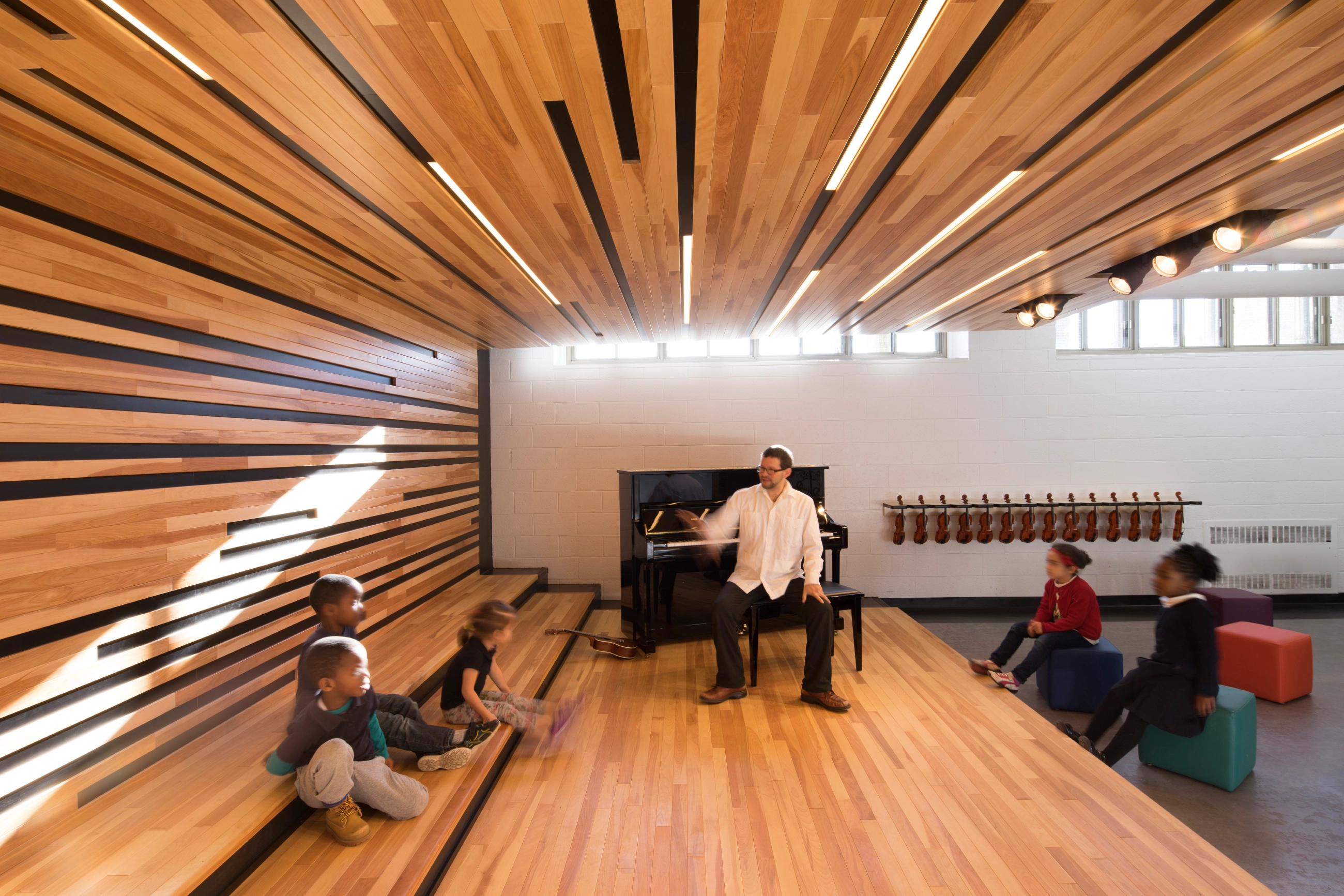 Music school classroom