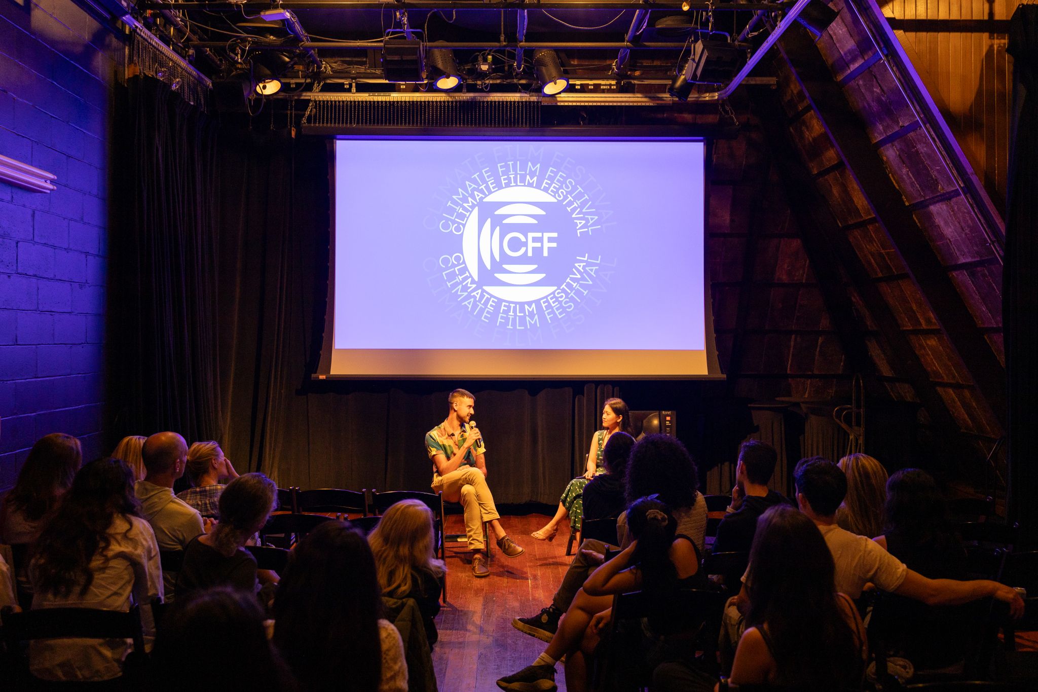 Film festival speaker presentation